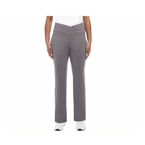 Jockey Pants - Jockey Ladies Crosswaist Yoga Size Small Dark Grey